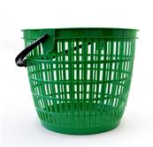 Panier de Rcolte - 12 L en Plastique Vert