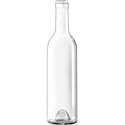 Bouteille de Vin Vide en Verre 75 cl – Bordelaise – Transparente