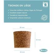 1 Bonde en Liège Conique Ø 38 mm / 34 mm (H) 33 mm