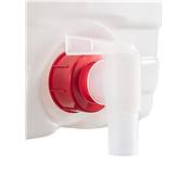 Robinet pour Ft Plastique Blanc Translucide de la Gamme Duhall - 5L, 10L, 15L et 20L  Pice dtache et Accessoire