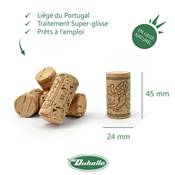 Sachet de 40 Bouchons en Liège Naturel 45 x 24 mm - Une Solution Idéale pour les Vins de Garde Longue